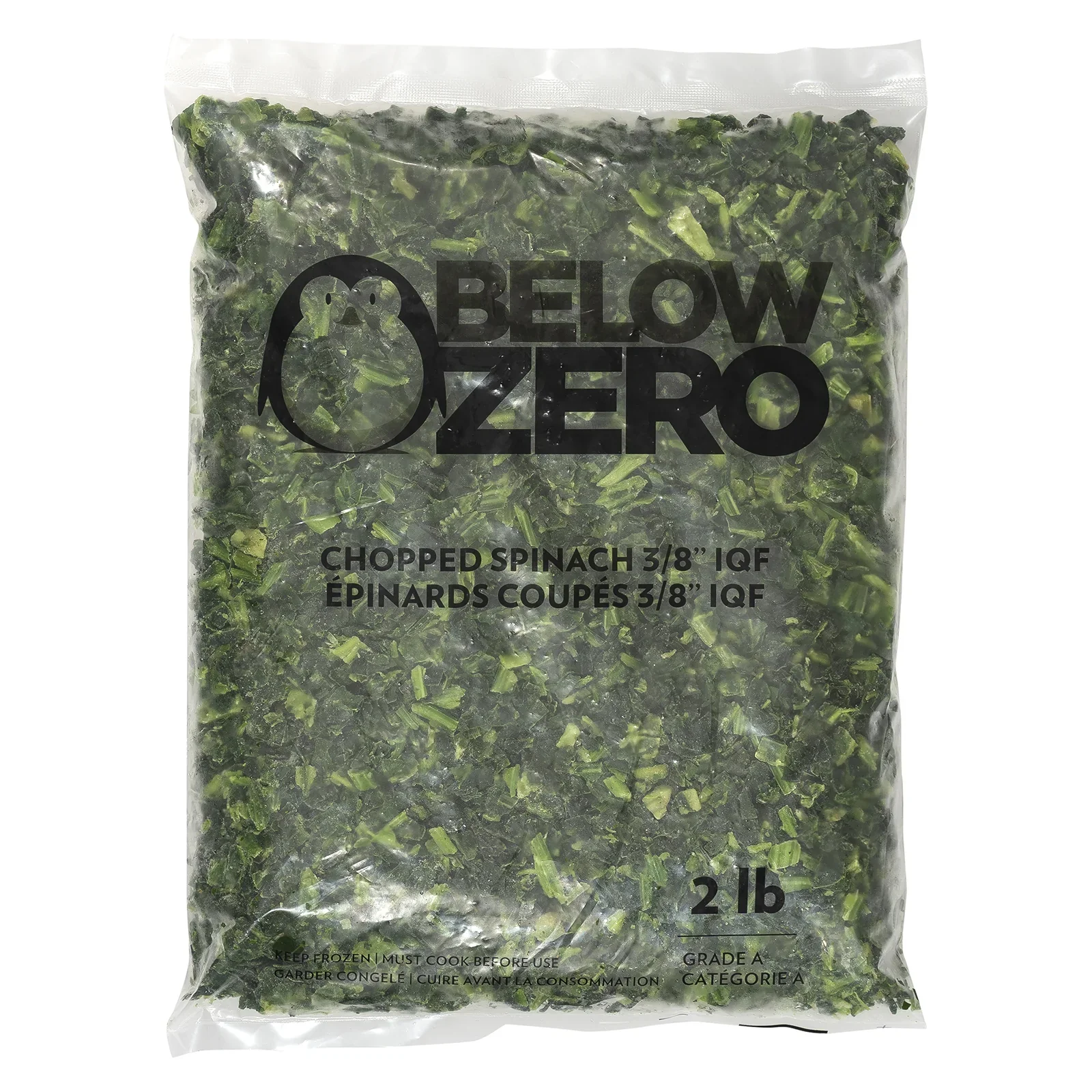 Below Zero - Chopped Spinach - 20 Lb - Image 3