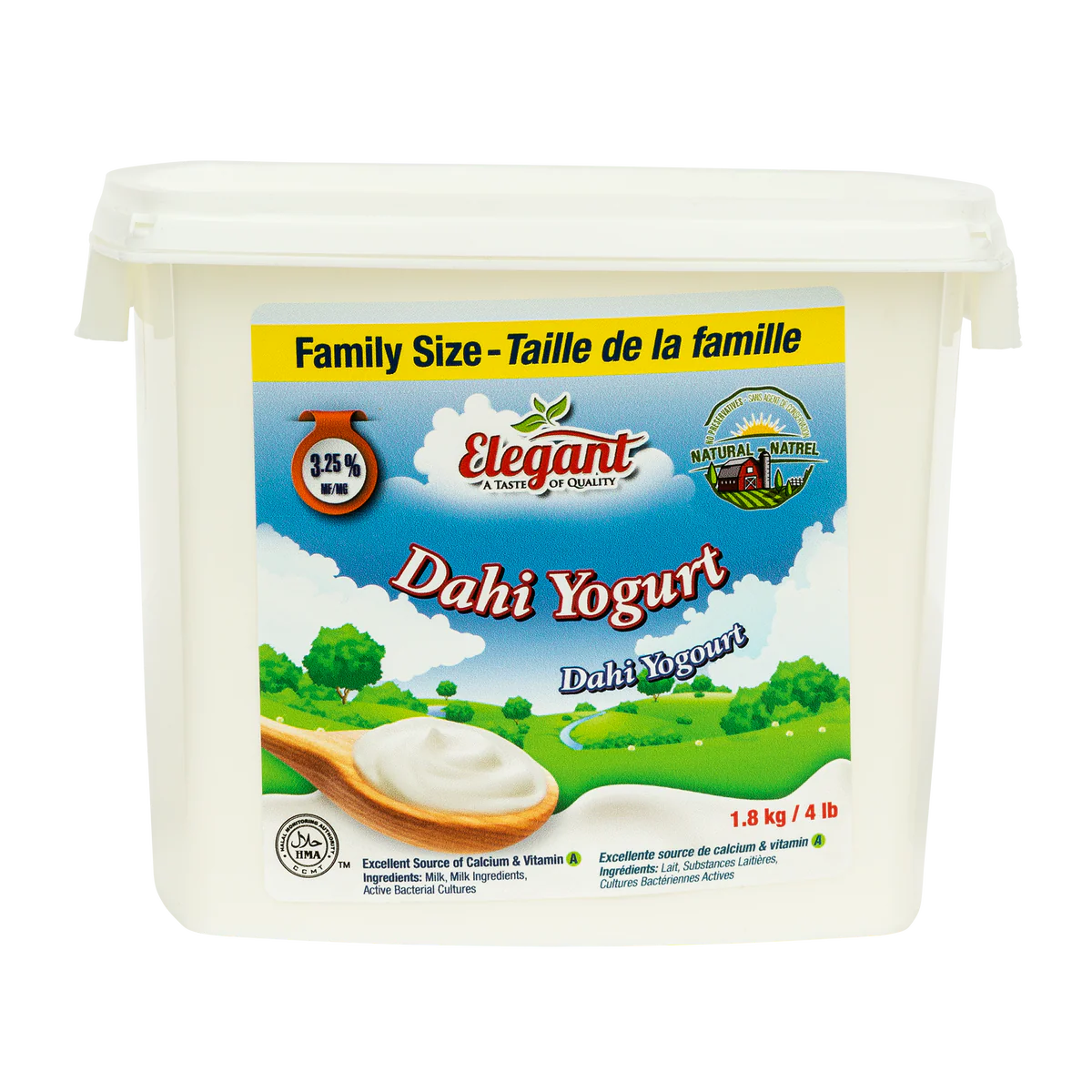 Elegant - Yogurt 3.25% - 1.8Kg