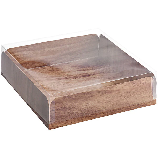 Enjay - 10X10 Wood Meats & Treats Box w/ Lid - Image 2