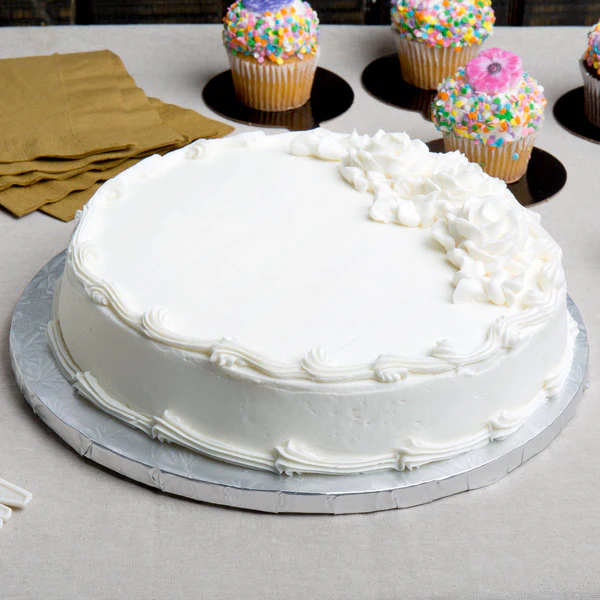 Enjay - Cake Board - Round - Silver - 12X1/2