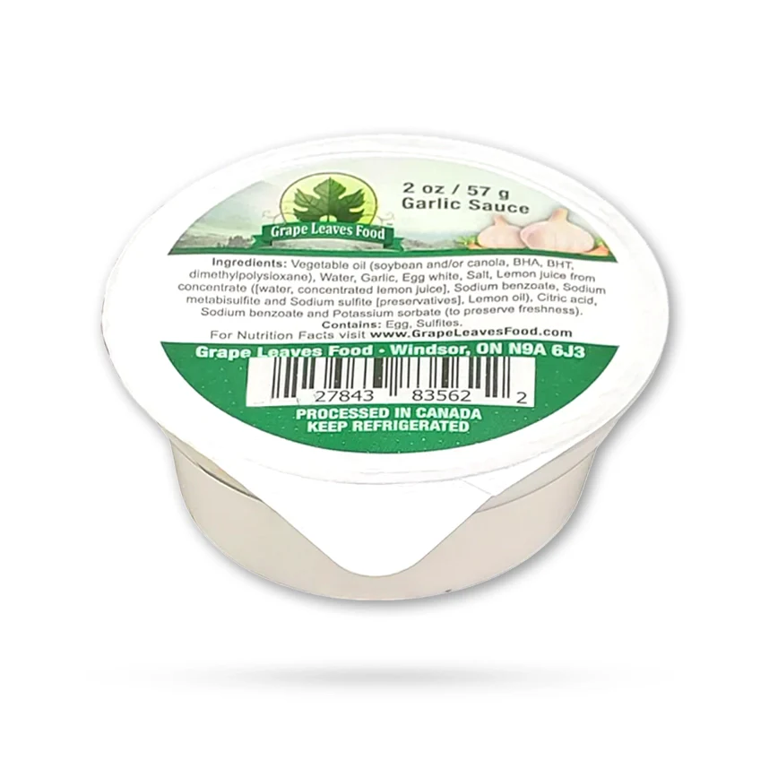 Grape Leaves - Garlic Sauce - 75X2oz