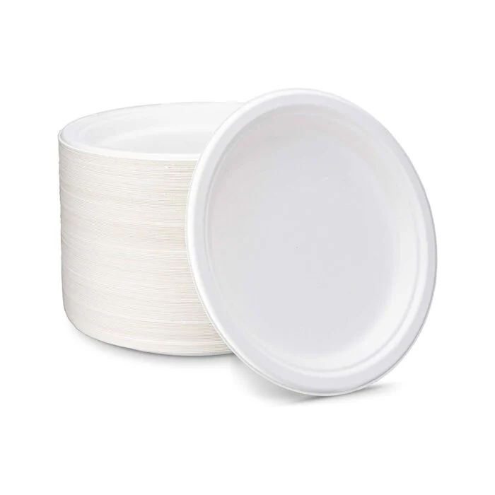GreenVille - 9" Bagasse Paper Plate - 125Ct