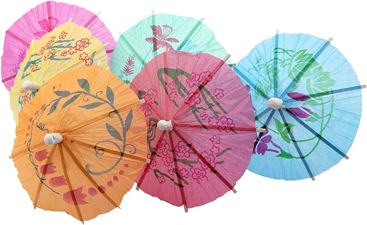 Toothpick - Umbrella - Paper -  Colour - Image 3